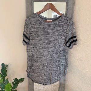 Heather Gray Oversized Tee